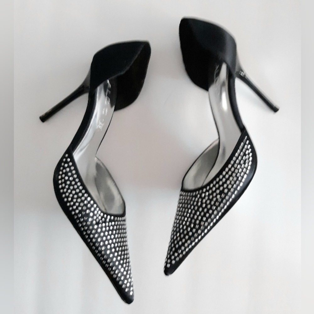 Aldo Rhinestone Point Toe Stilettos 38
